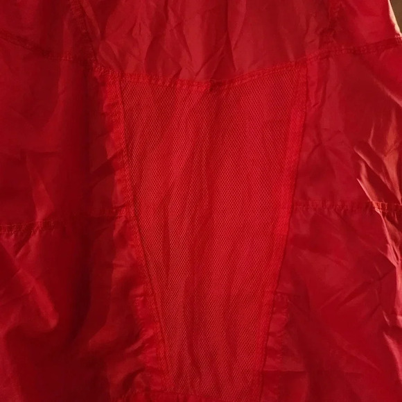 Retro Nike Windbreaker Jacket Red Black Full Zip Vintage 90s Tracksuit Style - Picture 7 of 10